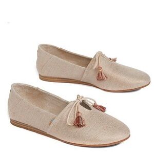 TOMS Kelli Rose Gold Metallic Flats Women’s Size 12